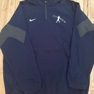 Nike Men's Navy and Gray Performance Jacket